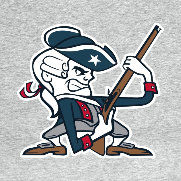 Fighting New England Patriots Notre Dame Mashup Design by stayfrostybro